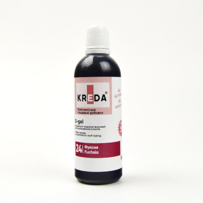 Краситель водорастворимый KREDA S-gel фуксия, 80г