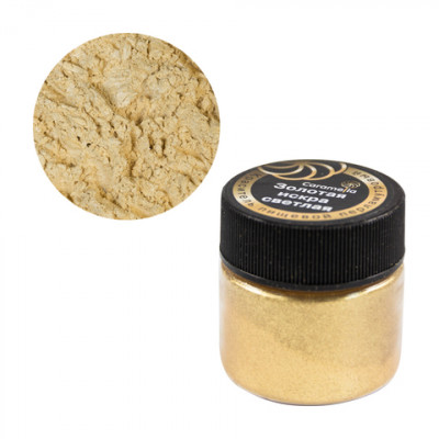 Кандурин плотный Caramella светлая золотая искра, 5г