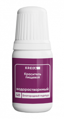Краситель водорастворимый Prime-gel KREDA, благородный пурпур, 10мл