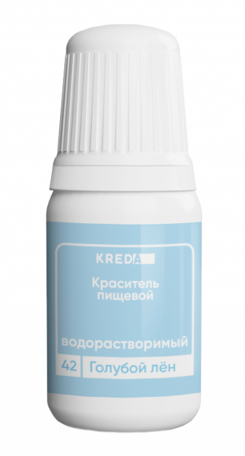 Краситель водорастворимый Prime-gel KREDA, голубой лён, 10мл