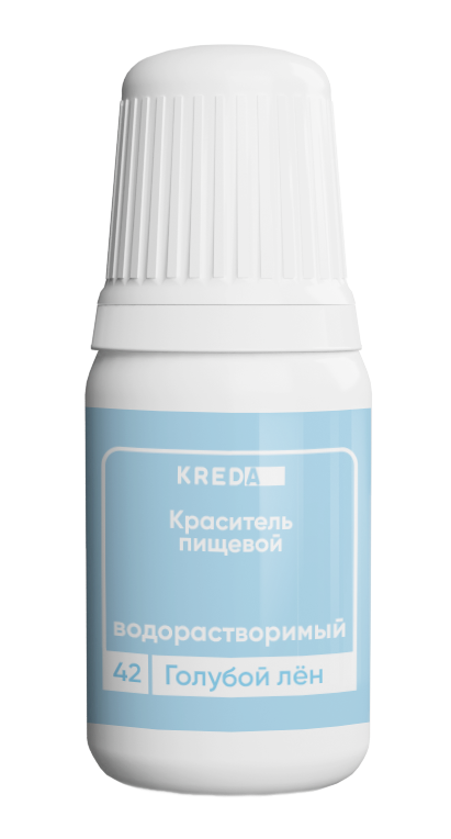 Краситель водорастворимый Prime-gel KREDA, голубой лён, 10мл