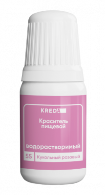 Краситель водорастворимый Prime-gel KREDA, кукольный розовый, 10мл