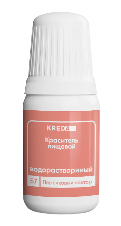 Краситель водорастворимый Prime-gel KREDA, персиковый нектар, 10мл