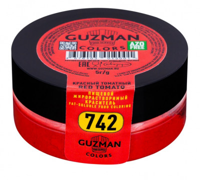 Краситель жирорастворимый GUZMAN красный томатный, 5г