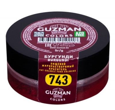Краситель жирорастворимый GUZMAN бургунди, 5г