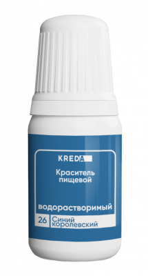 Краситель водорастворимый Prime-gel KREDA, синий королевский, 10мл