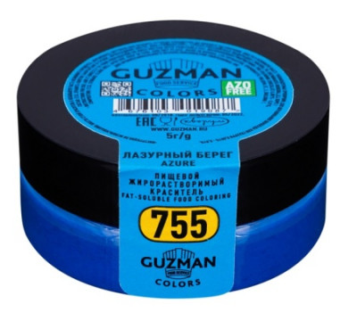 Краситель жирорастворимый GUZMAN лазурный берег, 5г