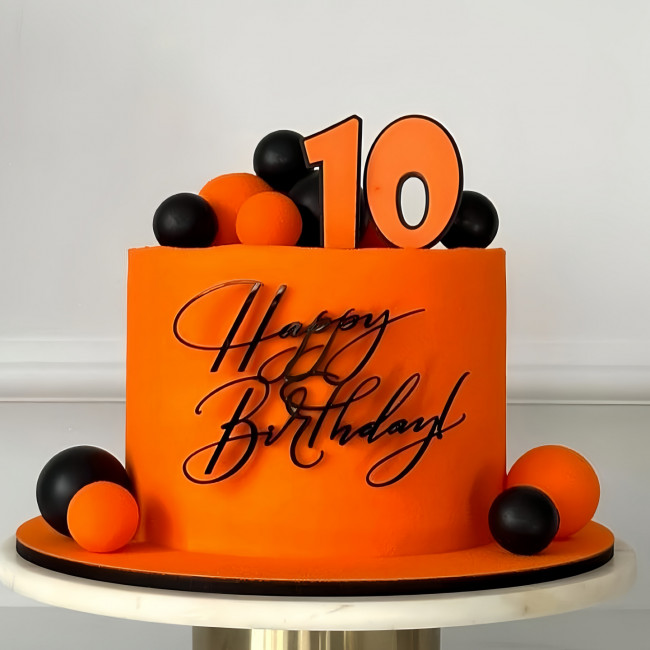 Топпер боковой «Happy Birthday» 
