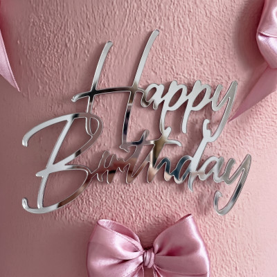 Топпер боковой «Happy Birthday» 