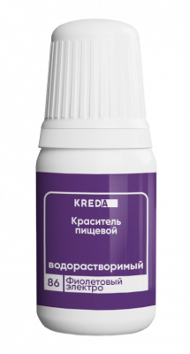 Краситель водорастворимый Prime-gel KREDA, фиолетовый электро, 10мл