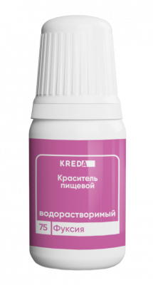 Краситель водорастворимый Prime-gel KREDA, фуксия, 10мл