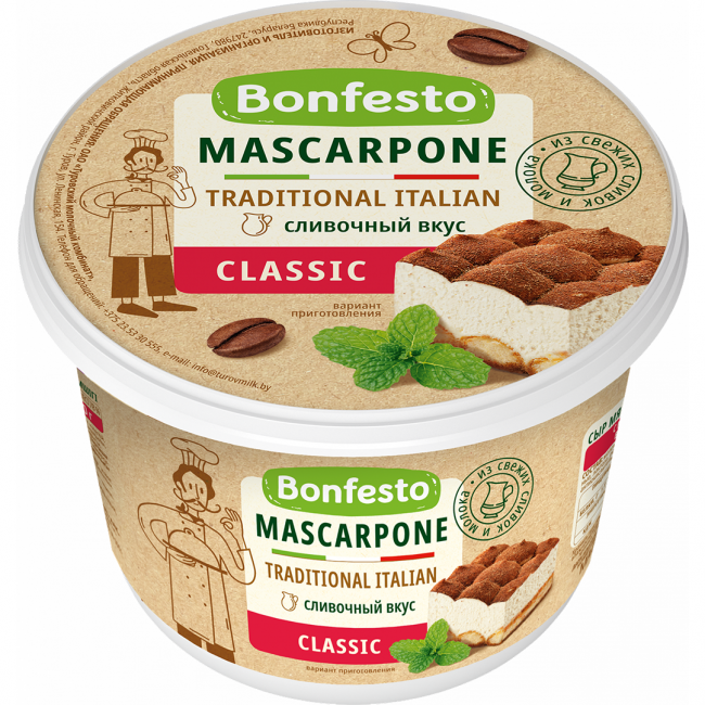 Сыр Маскарпоне Bonfesto, 500г
