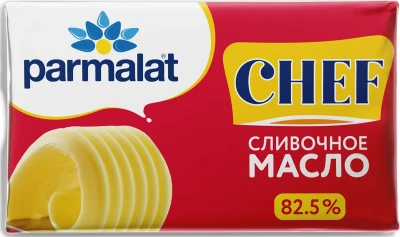 Масло сливочное традиционное Parmalat, 82,5%, 180г