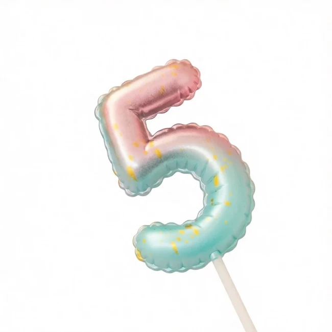 Свеча цифра «5» h-5,5см