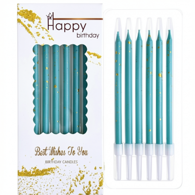 Набор свечей 6 шт, h-10см