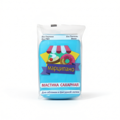 Мастика Марципано, Caria Foods, голубая, 1кг
