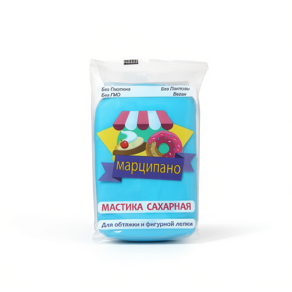 Мастика Марципано, Caria Foods, голубая, 1кг